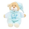 Sleeping Teddy Bear Blue 25 CM Length Plush Toys Infant Products for Babies