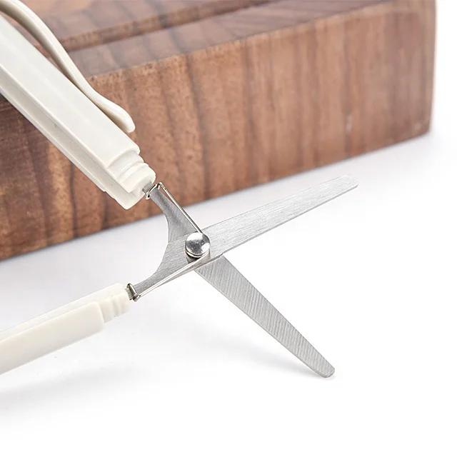 Portable Scissors Mini Creative Student Hand Cut Folding Stationery Scissors