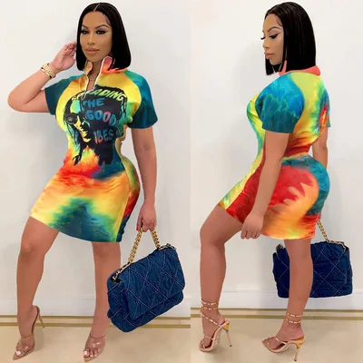 F40685A 2021 hot sale summer ladies' sexy bodycon print women dress casual dress women, As picture
F40685A 2021 hot sale summer ladies' sexy bodycon print women dress casual dress women, As picture