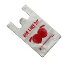 HDPE custom Bio Plastic Shopping bag Tote bag Plastic T-Shirt Bag
