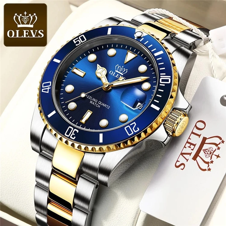 OLEVS Men's Watches Fashion Business Waterproof Quartz Wrist Watch Men Top Brand Luxury Stainless Steel Strap Sport Clock Male
OLEVS Men's Watches Fashion Business Waterproof Quartz Wrist Watch Men Top Brand Luxury Stainless Steel Strap Sport Clock Male