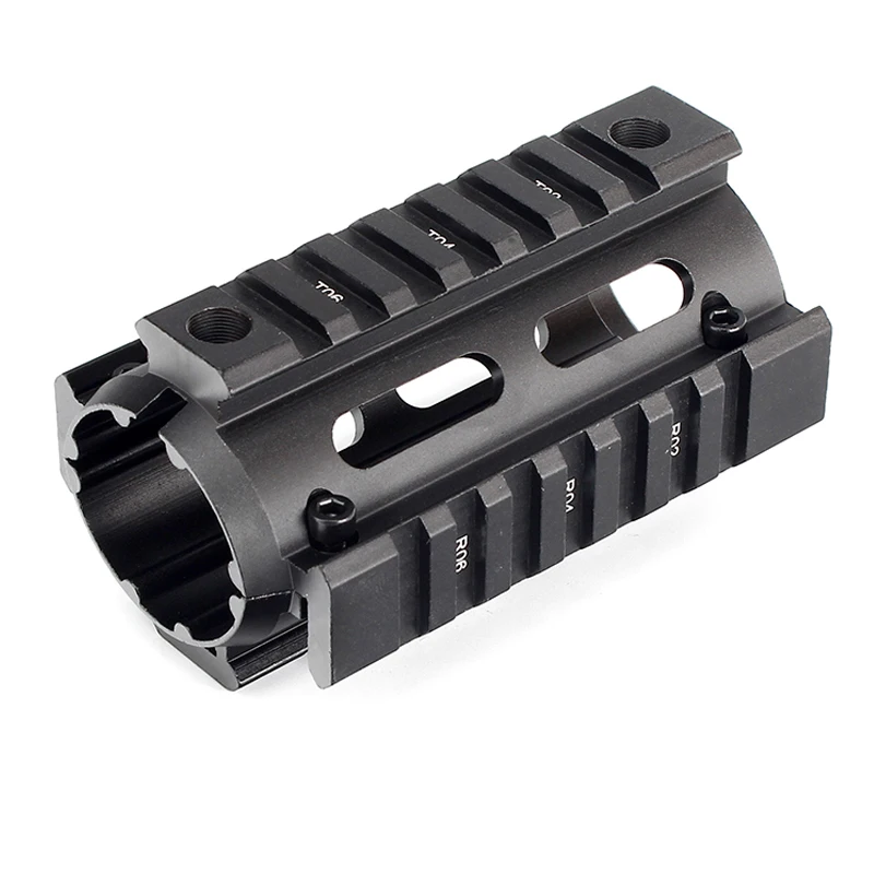 Tactical Hunting 4" Embedded Free-Floating Quad Rail Guide Handle Two-Piece Design 20mm Rail for Standard Cabin M16 M4 AR-15, Black
Tactical Hunting 4" Embedded Free-Floating Quad Rail Guide Handle Two-Piece Design 20mm Rail for Standard Cabin M16 M4 AR-15, Black