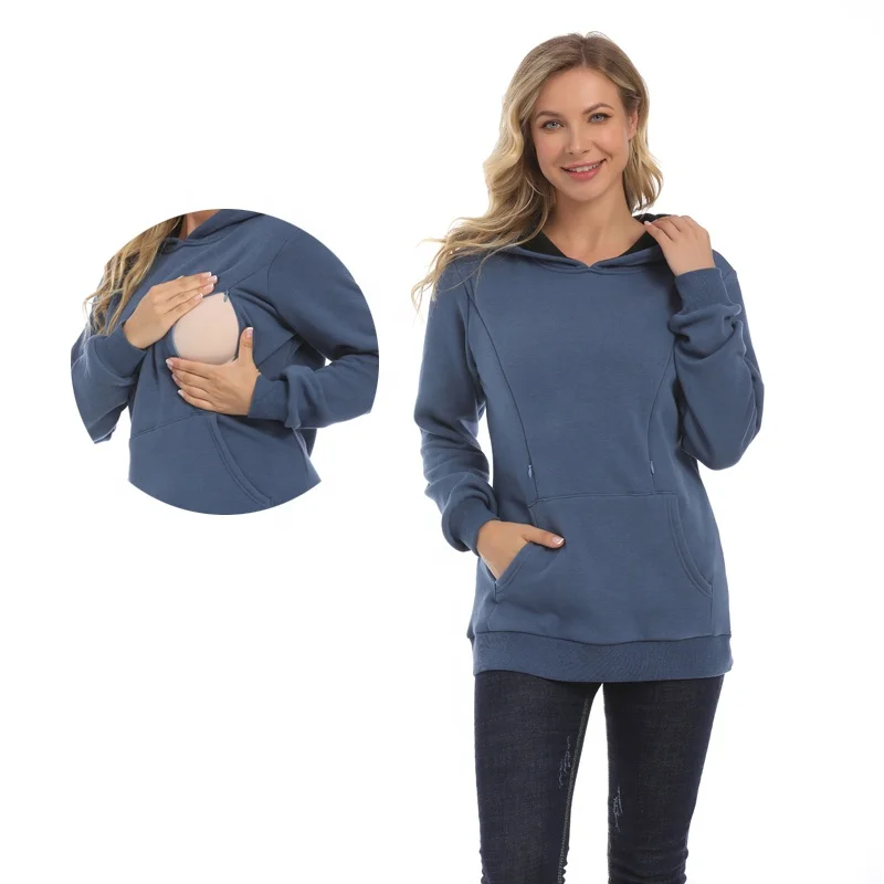 2021 Big Size Maternity Sweater Breastfeeding Hoodie Nursing clothes for Pregnant Women Thermal Fleece Fabric Stock Wholesale
2021 Big Size Maternity Sweater Breastfeeding Hoodie Nursing clothes for Pregnant Women Thermal Fleece Fabric Stock Wholesale
