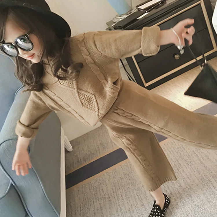Autumn Girls Sweater Children Clothing Baby 2pcs Suit Winter Knitted Sweaters Toddler Top+Pants Sets Girls Clothes, As picture
Autumn Girls Sweater Children Clothing Baby 2pcs Suit Winter Knitted Sweaters Toddler Top+Pants Sets Girls Clothes, As picture