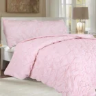 high quality quilt sets 2019 new design Factory Supply Quilts Elastic Comforter Set Polyester Microfiber Bedding Sets