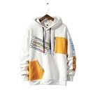 2019 Autumn Zipper Pocket Thick Hoodie Hip Hop Mens 100 Cotton Letter Printing Hiphop Sweatshirt