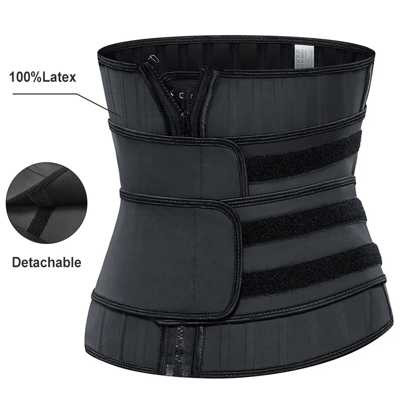 2021 Wholesale 25 Steel Bone Removable XS Fajas Reductoras Gaine Quality Double Strap Latex Detachable Waist Trainer Corset, Black
2021 Wholesale 25 Steel Bone Removable XS Fajas Reductoras Gaine Quality Double Strap Latex Detachable Waist Trainer Corset, Black