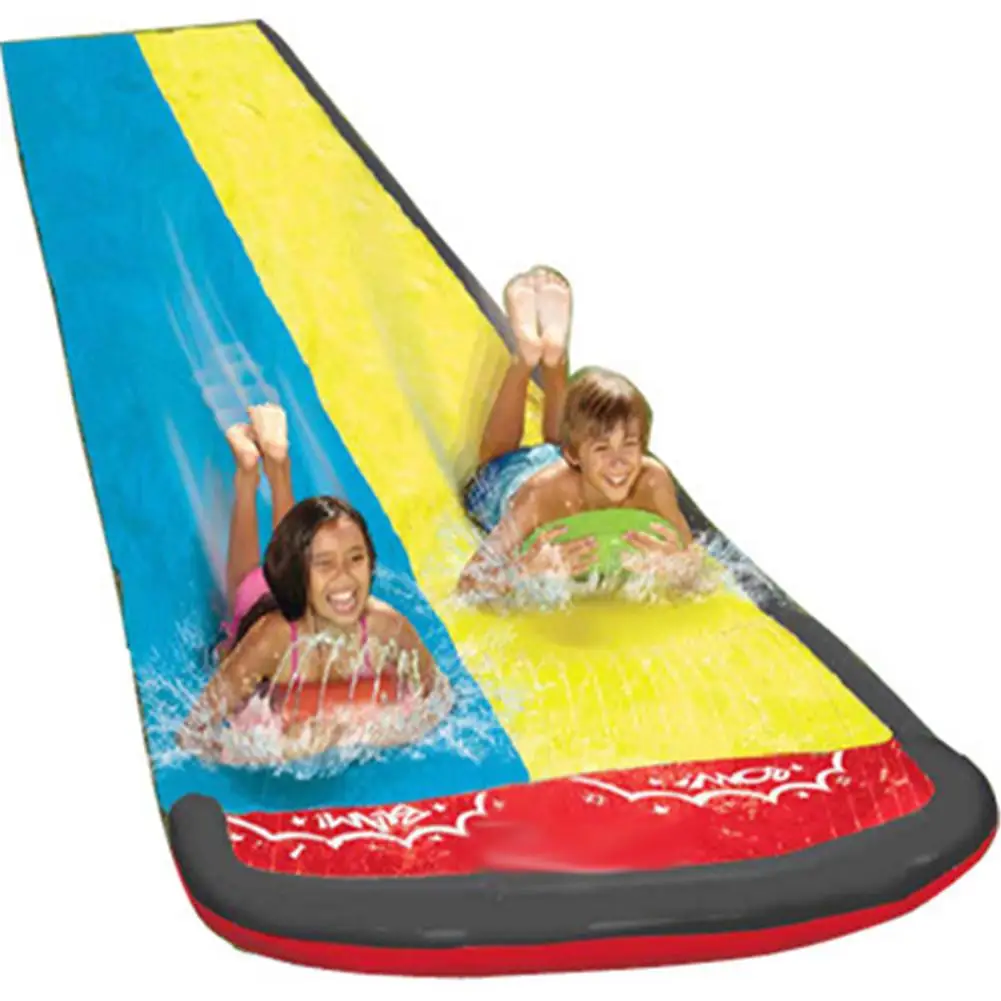 Lawn Water Slides Kids Adults Garden Racing Lanes Splash Pool Outdoor Water Slides with Crash Pad Kid Pool Water Park Slides
Lawn Water Slides Kids Adults Garden Racing Lanes Splash Pool Outdoor Water Slides with Crash Pad Kid Pool Water Park Slides