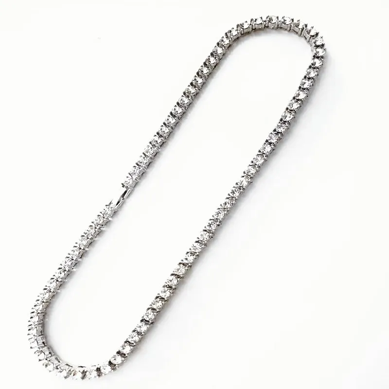 5mm alloy water drill Hip Hop all diamond single row tennis necklace men Europe and the United States rap men hiphop fashion
5mm alloy water drill Hip Hop all diamond single row tennis necklace men Europe and the United States rap men hiphop fashion