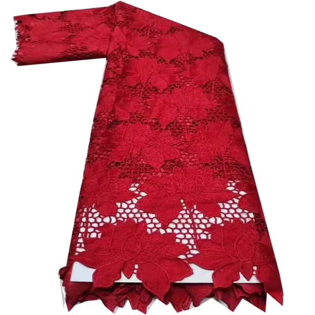 2021 Wholesale Guipure lace fabric Fashion Red African Newest Embroidery dry Lace Fabric For Wedding Dress ZYY2103
2021 Wholesale Guipure lace fabric Fashion Red African Newest Embroidery dry Lace Fabric For Wedding Dress ZYY2103