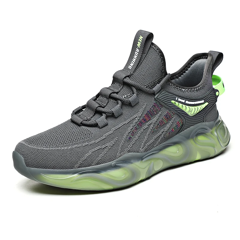 Fujian Supplier Custom Brand Logo Tpu Outsole Anti Slip Fly Knit Upper Breathable Running Shoes For Man
Fujian Supplier Custom Brand Logo Tpu Outsole Anti Slip Fly Knit Upper Breathable Running Shoes For Man