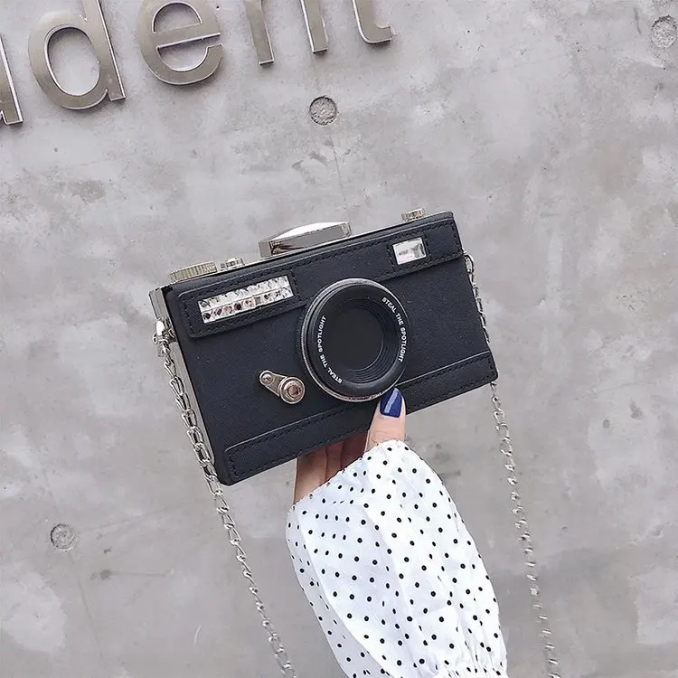 Shoulder Bag Ladies Casual Mini Messenger Bag Purse Personalized Design Fashion Camera Shape Clutch Nubuck, As picture
Shoulder Bag Ladies Casual Mini Messenger Bag Purse Personalized Design Fashion Camera Shape Clutch Nubuck, As picture