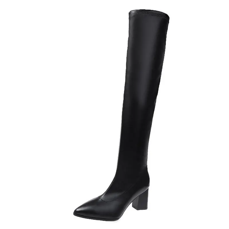 Genuine Leather Brand New Winter Women Pu Pointed Toe Over The Knee Boots Female High Heel Sexy Party Botas De Mujer
Genuine Leather Brand New Winter Women Pu Pointed Toe Over The Knee Boots Female High Heel Sexy Party Botas De Mujer