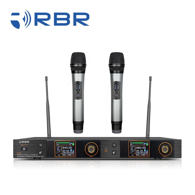 Echo function bm777 uhf digital wireless microphone, Black
Echo function bm777 uhf digital wireless microphone, Black