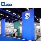 Trade Booth Show Booth Design Aluminum Extrusion Portable LED Trade Show Booth 10x10