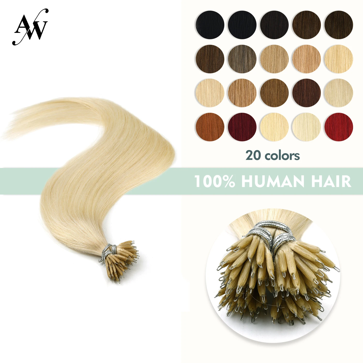 Neitsi Nano Ring Tip Human Hair Extension Straight Nano Tip Hair Extensions
Neitsi Nano Ring Tip Human Hair Extension Straight Nano Tip Hair Extensions