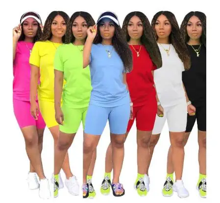 F21713A in stock new women's summer casual solid color sports two-piece suit women sport set, :white, yellow, red, purple, black, fluorescent green, etc
F21713A in stock new women's summer casual solid color sports two-piece suit women sport set, :white, yellow, red, purple, black, fluorescent green, etc