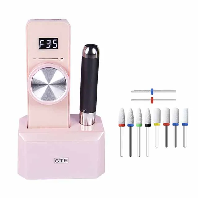 portable professional rechargeable battery 35000rpm manicure nail kit with drill set
portable professional rechargeable battery 35000rpm manicure nail kit with drill set