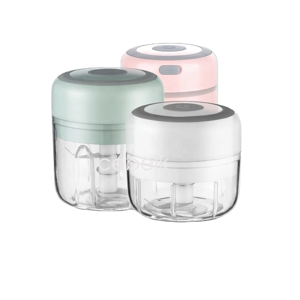Smart portable USB charging mini electric garlic chopper vegetable chopper Electric Meat Grinder, White/pink
Smart portable USB charging mini electric garlic chopper vegetable chopper Electric Meat Grinder, White/pink