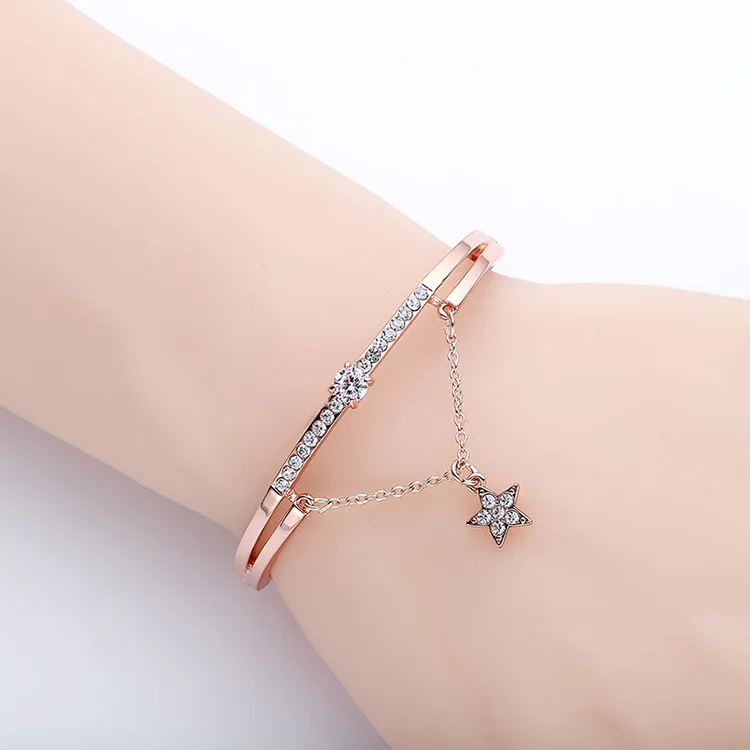 New Bracelets Versatile stars Diamonds Titanium Steel Bracelets Bracelets Jewelry, Star/love heart
New Bracelets Versatile stars Diamonds Titanium Steel Bracelets Bracelets Jewelry, Star/love heart