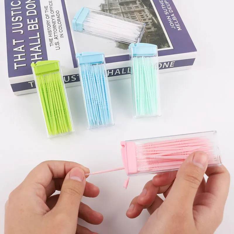 Box of 50 Brush Interdental BrushPicks Tooth Plastic toothpicks Dental Picks Portable travel dental floss, Picture
Box of 50 Brush Interdental BrushPicks Tooth Plastic toothpicks Dental Picks Portable travel dental floss, Picture
