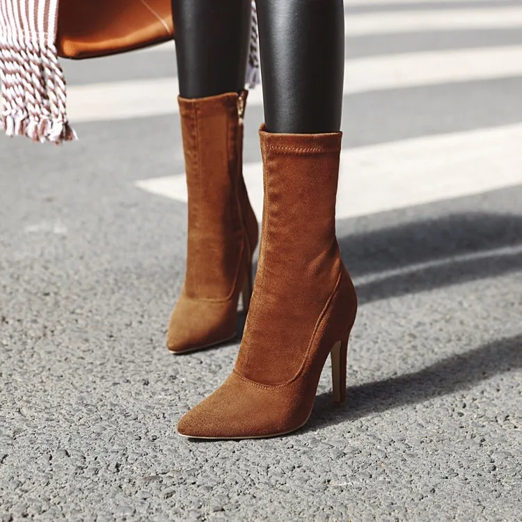LM5930 ladies high heel half boots ankle bootie party evening design knit sock boots women winter boots femme zip up big size, Blue black
LM5930 ladies high heel half boots ankle bootie party evening design knit sock boots women winter boots femme zip up big size, Blue black