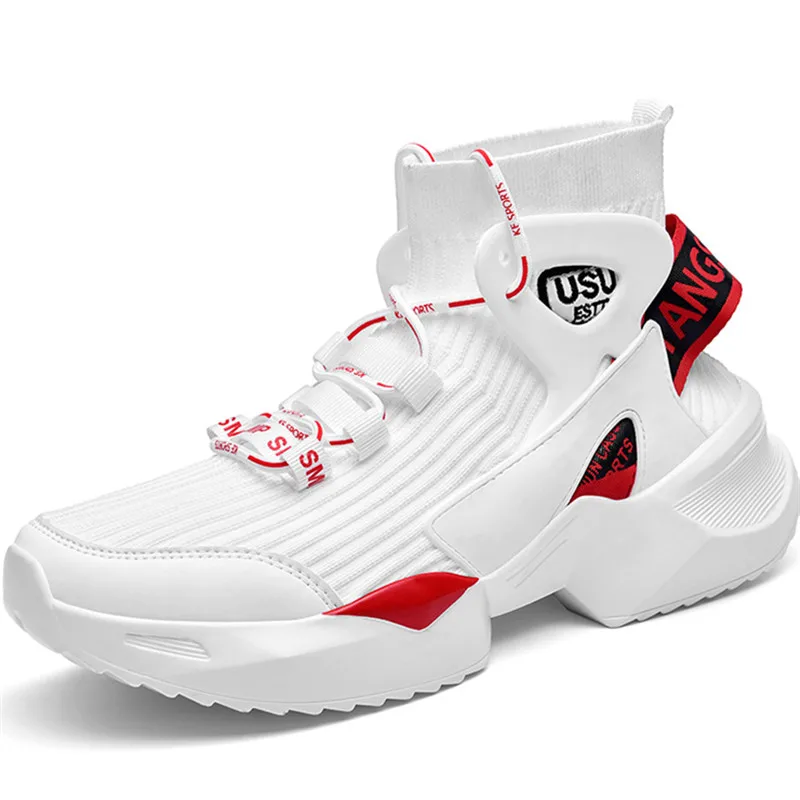 Fashion High Top Sock Breathable Casual Men Shoes 2021 New Man Sneakers Black and White Soft Lightweight Big Size Hombre
Fashion High Top Sock Breathable Casual Men Shoes 2021 New Man Sneakers Black and White Soft Lightweight Big Size Hombre