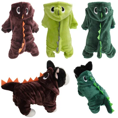 Dog Puppy Hoodie Halloween Christmas Holiday Party Pet Cosplay Costume Cute Dinosaur Shape Velvet Dog Winter Clothes, Light green;dark green;brown
Dog Puppy Hoodie Halloween Christmas Holiday Party Pet Cosplay Costume Cute Dinosaur Shape Velvet Dog Winter Clothes, Light green;dark green;brown