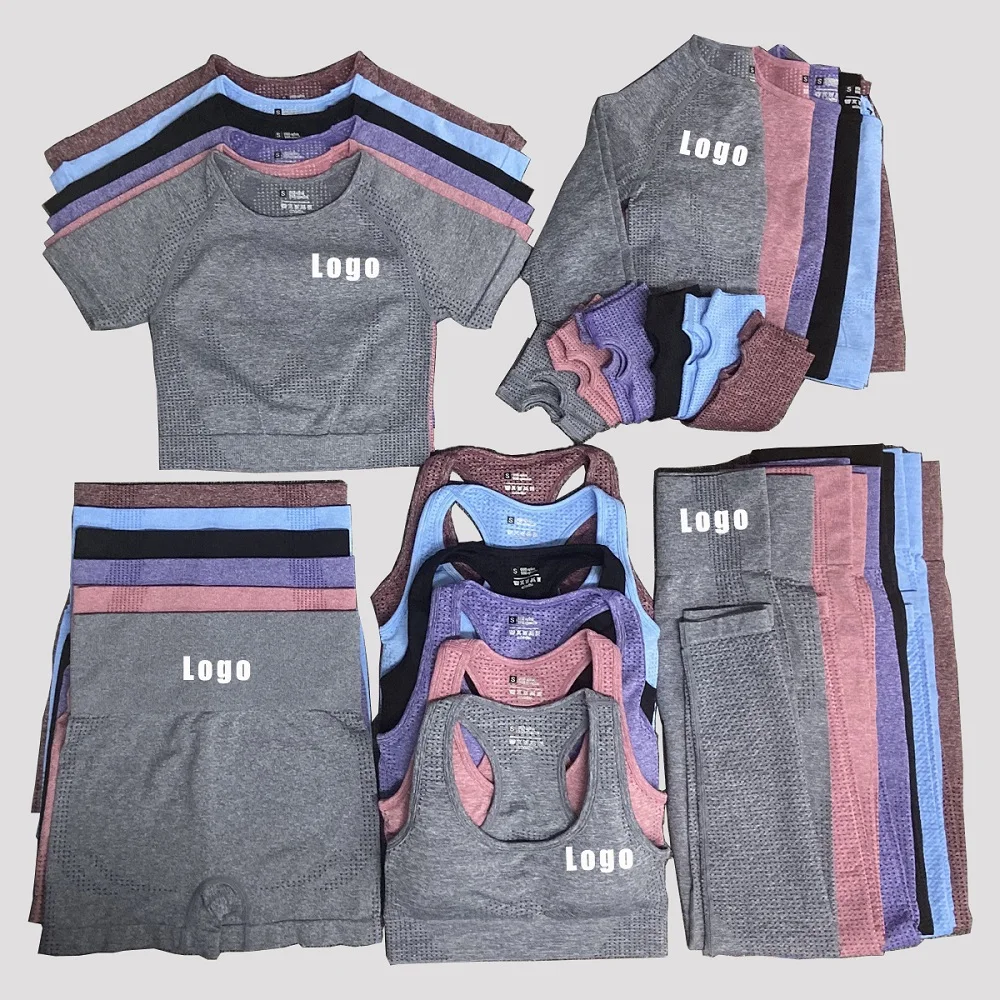 2022 Dropshipping women active wear custom logo seamless gym fitness wear workout clothing 5 piece yoga set, As pictures
2022 Dropshipping women active wear custom logo seamless gym fitness wear workout clothing 5 piece yoga set, As pictures