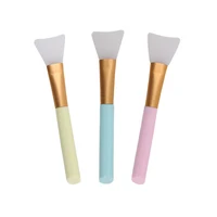 

Oblique head handle Silicone facial mask brush makeup brush beauty cosmetics