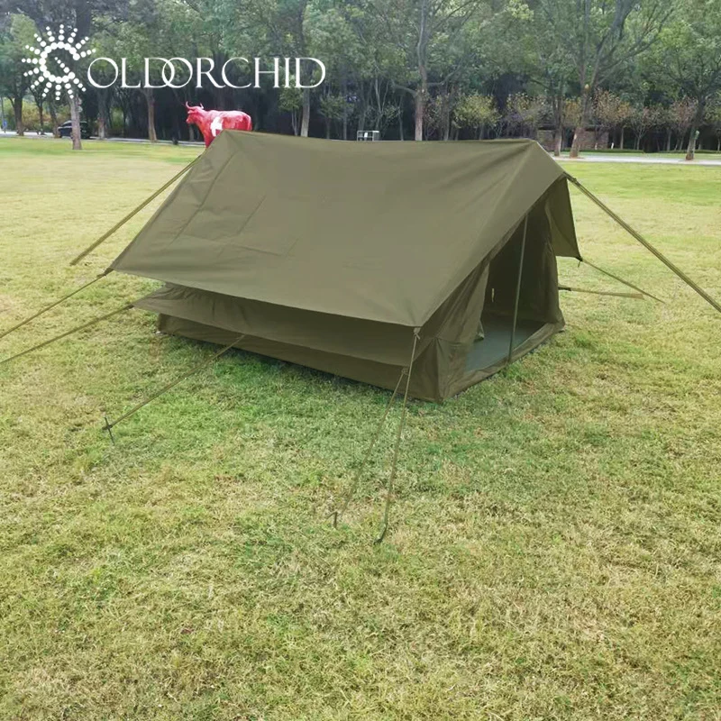 Wholesale China manufacture 2 persons double layers waterproof military tent, Army green
Wholesale China manufacture 2 persons double layers waterproof military tent, Army green