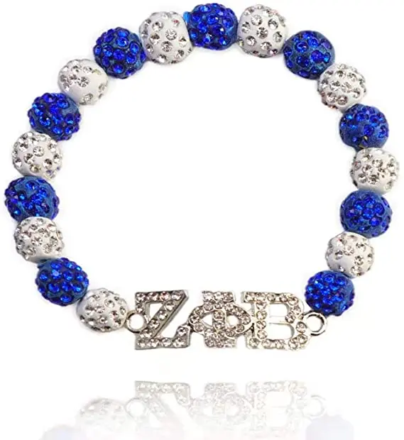 Elasticity Rhinestone Bead Greek Letter Zeta Phi Beta Sorority Charm Bracelets & Bangles Sorority Charms Jewelry Making Bracelet
Elasticity Rhinestone Bead Greek Letter Zeta Phi Beta Sorority Charm Bracelets & Bangles Sorority Charms Jewelry Making Bracelet
