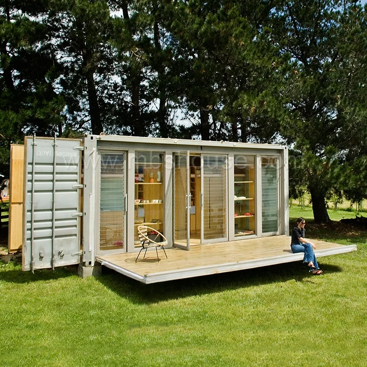 modern modular container glasshouse luxury prefabricated wood cabin