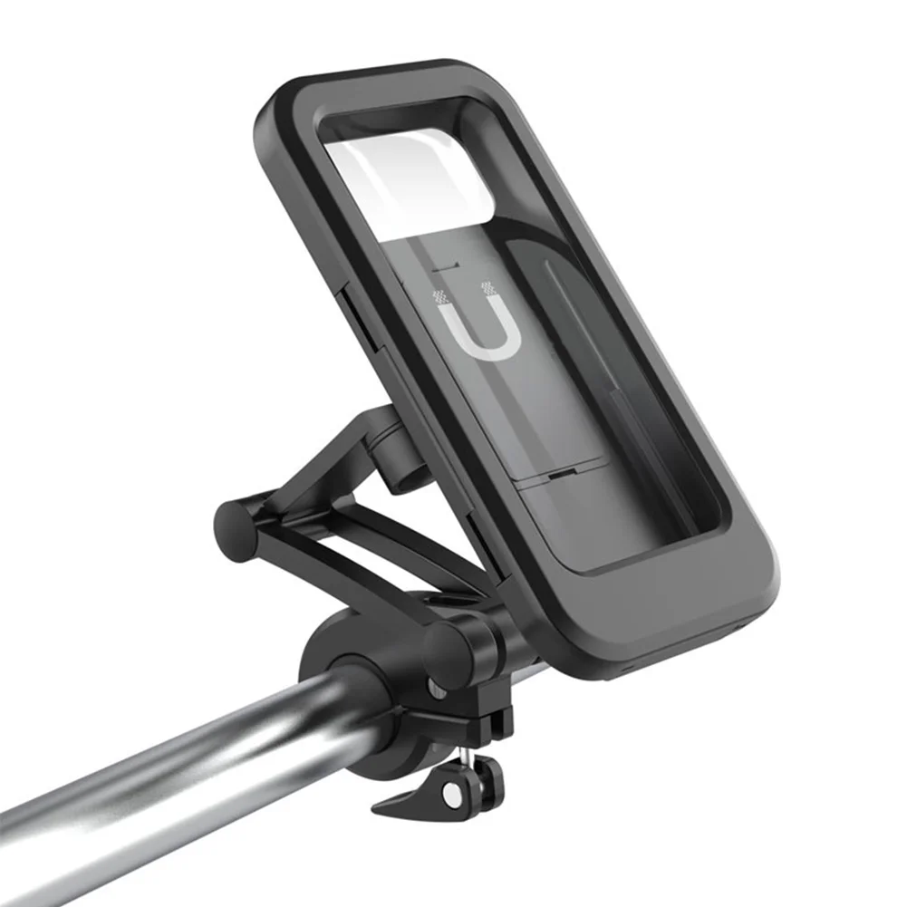 Cellphone Holder Sensitive Touch Screen Waterproof Adjustable Bike Phone Case Stand, Black
Cellphone Holder Sensitive Touch Screen Waterproof Adjustable Bike Phone Case Stand, Black