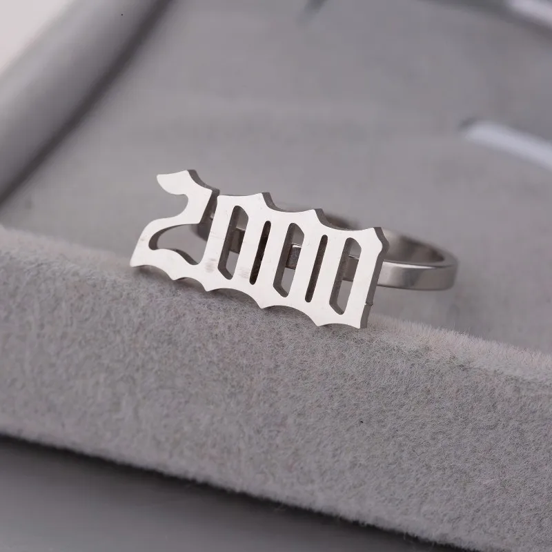 2020 Adjustable Stainless Steel Number Rings 18K Gold Plated Birth Year 1980-2000 Opening Rings for Men Women, Picture color
2020 Adjustable Stainless Steel Number Rings 18K Gold Plated Birth Year 1980-2000 Opening Rings for Men Women, Picture color