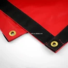Sample Set P2 Canvas print for truck cover with brass eyelets 900gsm Panama 1000d*1000D 30*30 Glossy & Matte
