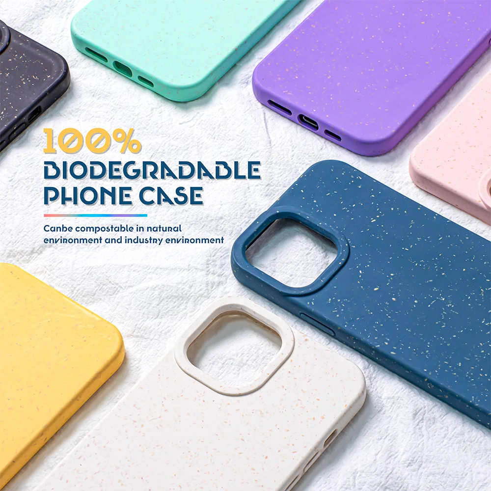 2022 Hot Sale Luxury Eco Friendly 100% Compostable biodegradable Phone Cases for iphone 13 14 pro max Custom Mobile Cover, 7 colors
2022 Hot Sale Luxury Eco Friendly 100% Compostable biodegradable Phone Cases for iphone 13 14 pro max Custom Mobile Cover, 7 colors