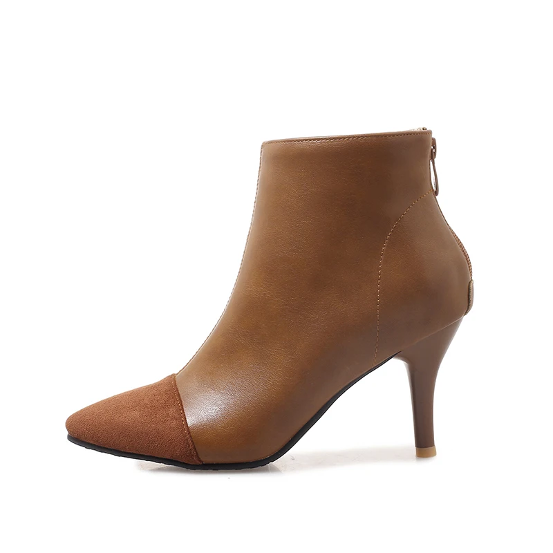 New Pointed Toe Winter Stitching Back Zipper High Heels Commute Lady Boots, Black/green/yellow
New Pointed Toe Winter Stitching Back Zipper High Heels Commute Lady Boots, Black/green/yellow