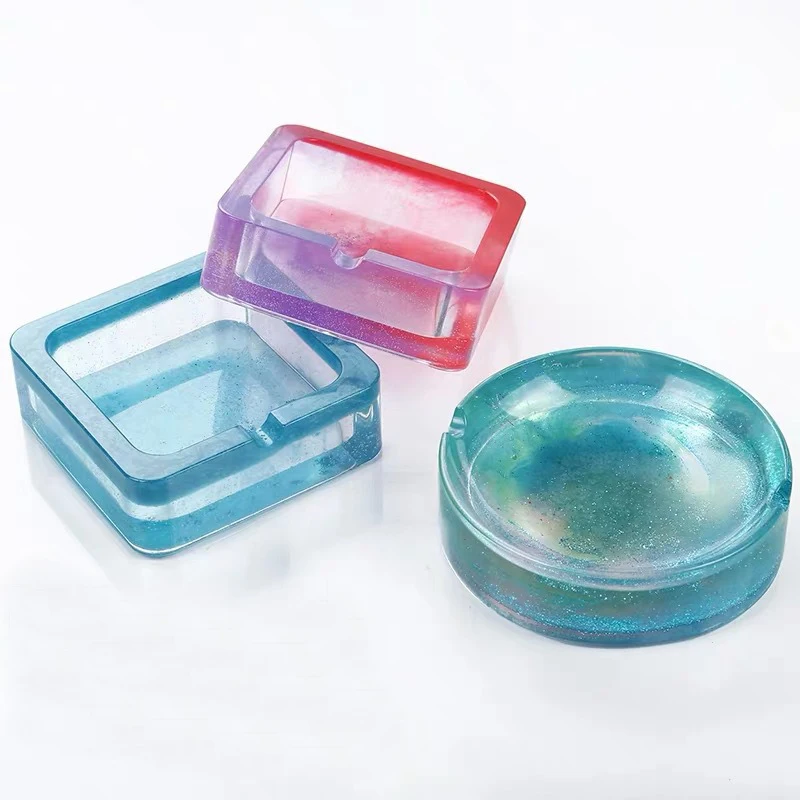 Heart-shaped Square Round Silicone Mold Ashtray For Resin Diy, Customized colors
Heart-shaped Square Round Silicone Mold Ashtray For Resin Diy, Customized colors