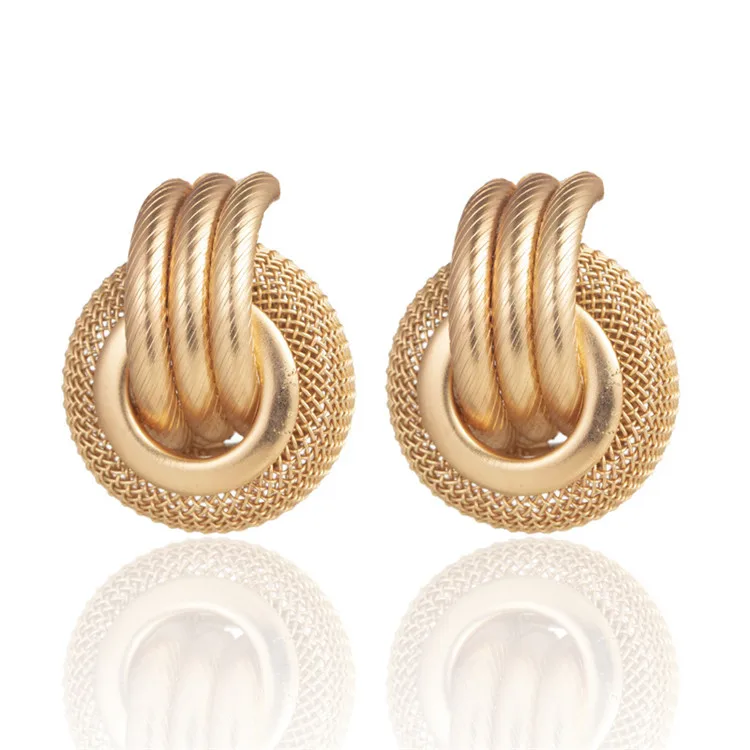 hot sale earrings multi-layer metal mesh round earrings personality trend female autumn and winter new earrings, Picture shows
hot sale earrings multi-layer metal mesh round earrings personality trend female autumn and winter new earrings, Picture shows
