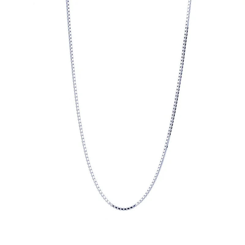Cheap Necklace 925 Sterling Silver Box Chain Fashion Women Silver Necklace Plain Chains Thin
Cheap Necklace 925 Sterling Silver Box Chain Fashion Women Silver Necklace Plain Chains Thin