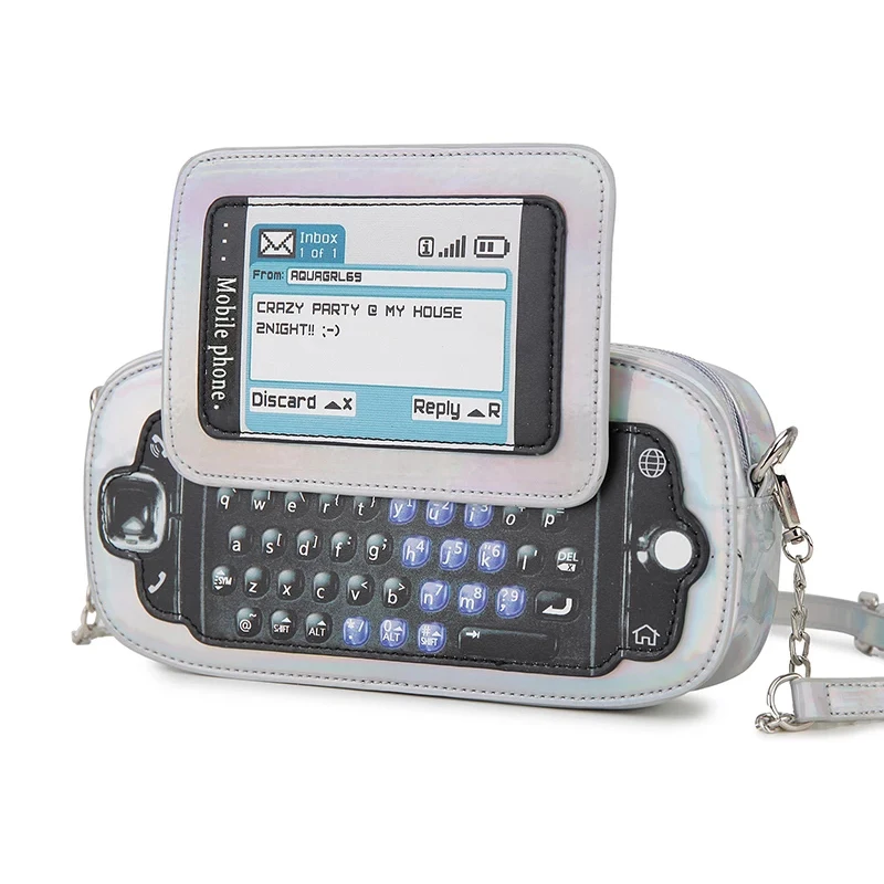 2021 Mobile Phone Shape Chain Crossbody Bags Fashion Laser Purses and Handbags Girls Shoulder Novelty Clutch Designer Bag
2021 Mobile Phone Shape Chain Crossbody Bags Fashion Laser Purses and Handbags Girls Shoulder Novelty Clutch Designer Bag