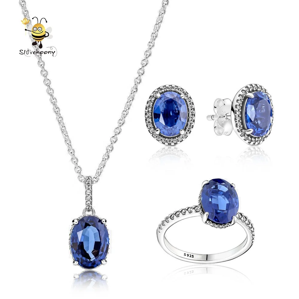 Slovehoony Blue Stone Jewelry Set Luxury Necklace Ring Stud Earring 925 Sterling Silver For Women Supported Dropshipping
Slovehoony Blue Stone Jewelry Set Luxury Necklace Ring Stud Earring 925 Sterling Silver For Women Supported Dropshipping