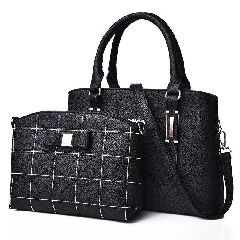 Wholesale high quality fashion 2pcs in 1 set ladies tote bag handbags for women handbag sets, Black,blue,purple,red
Wholesale high quality fashion 2pcs in 1 set ladies tote bag handbags for women handbag sets, Black,blue,purple,red
