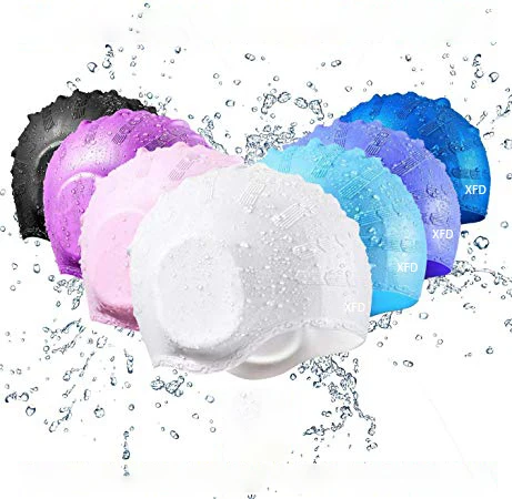 women men silicone swim cap waterproof fits long hair and short adult youth swim hats ear protection 3D swimming cap, Customized color
women men silicone swim cap waterproof fits long hair and short adult youth swim hats ear protection 3D swimming cap, Customized color