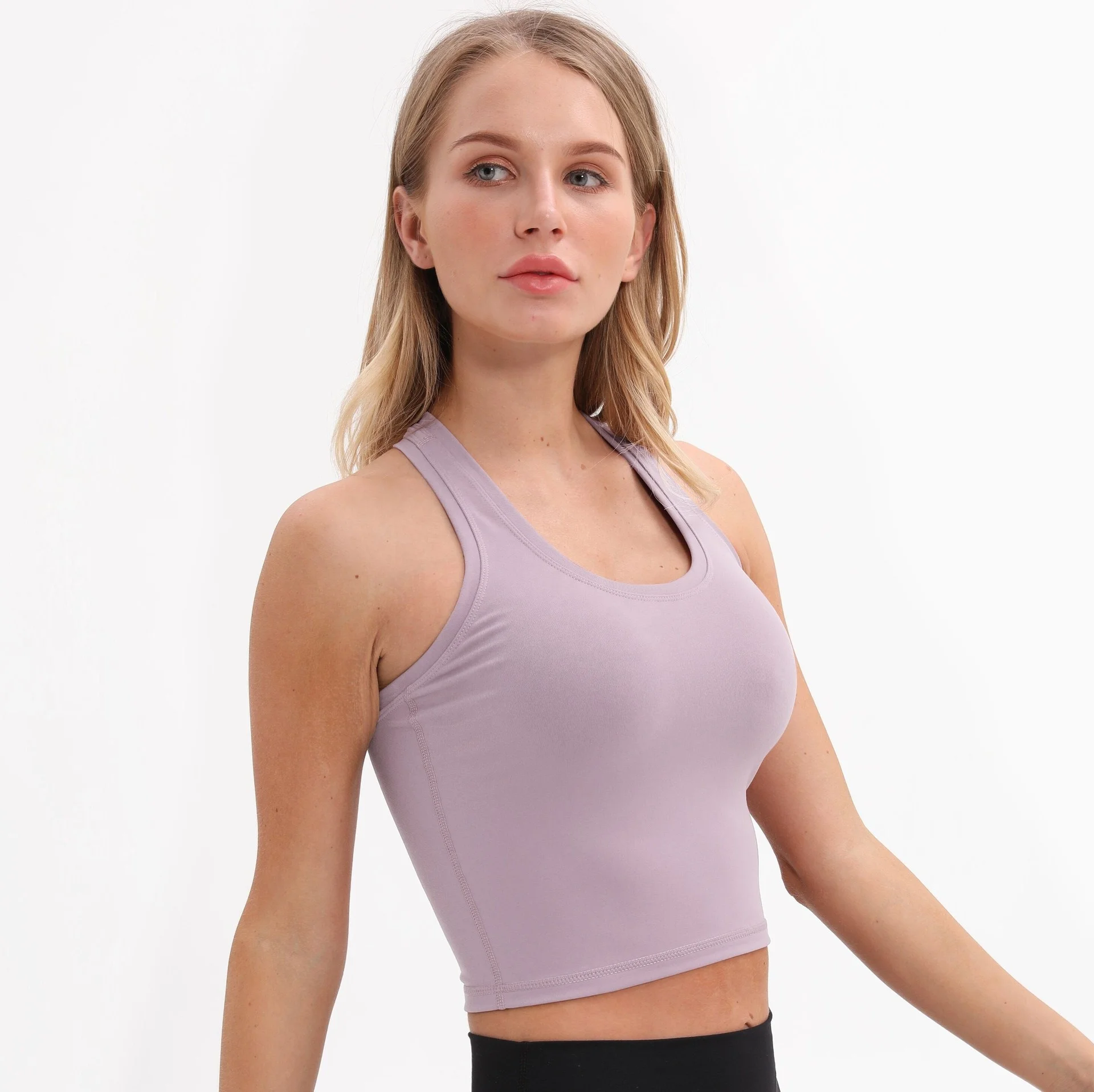 Pure color yoga sports vest women beauty back fitness clothes sports leisure yoga clothes tops
Pure color yoga sports vest women beauty back fitness clothes sports leisure yoga clothes tops