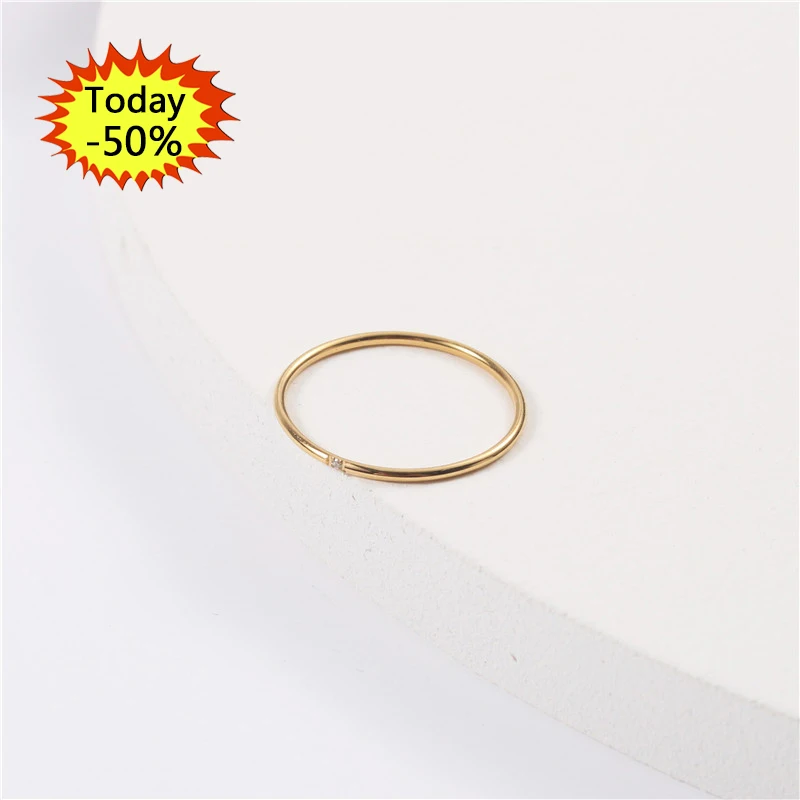 New Fashion Wholesale Jewelry18k Gold Plated Dainty Rings Diamond Stainless Steel Rings For Women
New Fashion Wholesale Jewelry18k Gold Plated Dainty Rings Diamond Stainless Steel Rings For Women