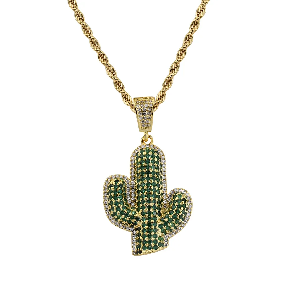 2021 Sailing Jewelry Hip Hop Cactus Pendant Necklace CZ Cactus Pendant Necklace Cactus Zircon Pendant Necklace
2021 Sailing Jewelry Hip Hop Cactus Pendant Necklace CZ Cactus Pendant Necklace Cactus Zircon Pendant Necklace