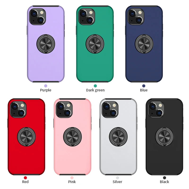 Folding Rotation Magnetic Ring Holder Phone Cover 2 in 1 Mobile Phone Case For Iphone 13 Pro Max, 7 colors
Folding Rotation Magnetic Ring Holder Phone Cover 2 in 1 Mobile Phone Case For Iphone 13 Pro Max, 7 colors