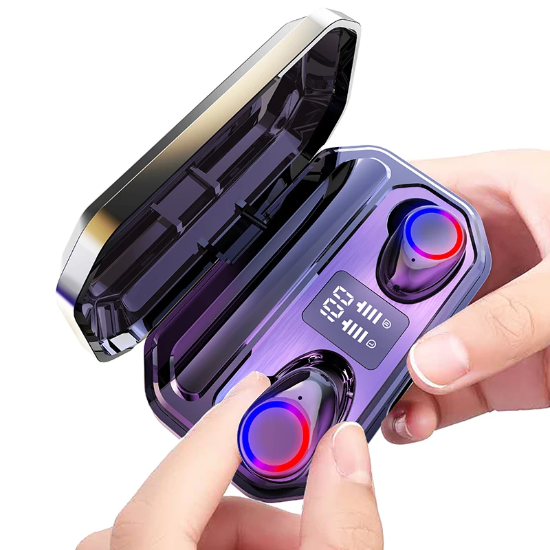 M12 TWS 5.0 Earphone 2000mAh Charging Case Waterproof Sport Headphones Stereo Bass Earphones True Wireless earbuds
M12 TWS 5.0 Earphone 2000mAh Charging Case Waterproof Sport Headphones Stereo Bass Earphones True Wireless earbuds